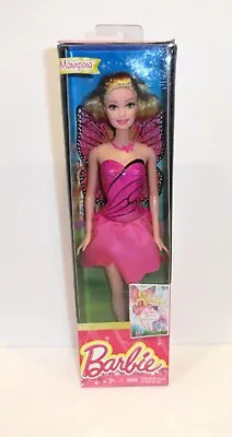 NIB Barbie Doll Mariposa & The Fairy Princess Pink 2013 RARE P59 • $97.90