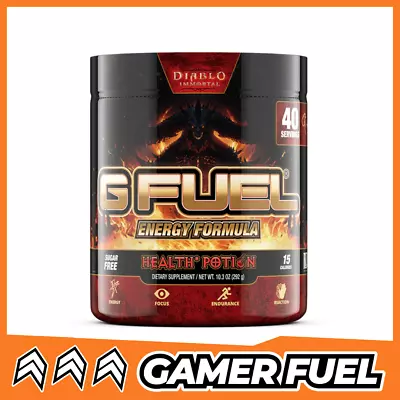 G Fuel Energy Tub 40 Serves GFuel Flavour Health Potion Diablo Immortal • $64.95