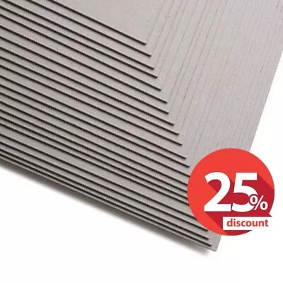 £222.44 • Buy A4, A3 Greyboard 0.6mm 1mm 1.25mm 2mm 3000 Micron Card Thick Mount Board Backing