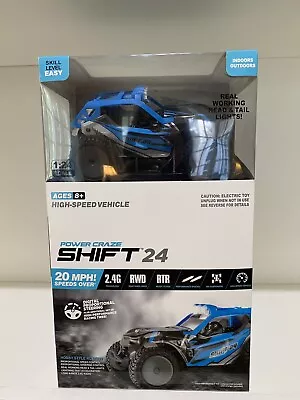 NEW Power Craze Shift 24 Hobby Style RC Body Vehicle Blue • $23.95