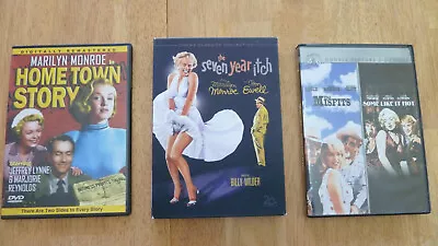 Marilyn Monroe DVD Lot: Misfits Some Like It Hot Seven Year Itch Home Town St • $9.99