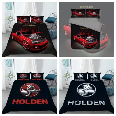 Holden Car Quilt/Doona/Duvet Cover Pillowcase Bedding Set • $41.90