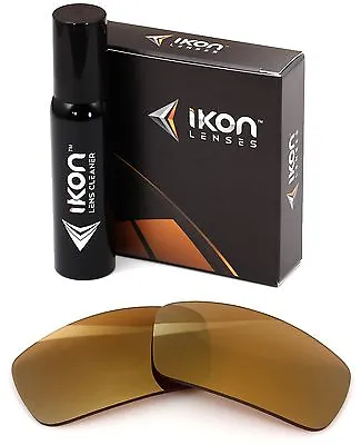 Polarized IKON Iridium Replacement Lenses For Oakley Pit Bull 24K Gold Mirror • $35.90