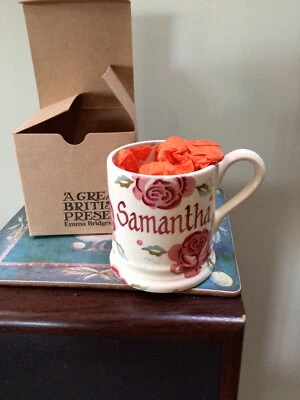 £15 • Buy Emma Bridgewater Rose & Bee Half Pint Mug. Samantha Displayed Only