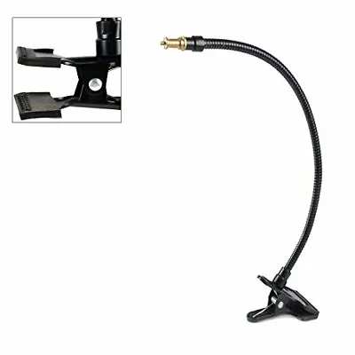 PhotR Studio Light Stand Clamp Clip Flex Arm 1/4  Screw Reflector Camera Holder • £16