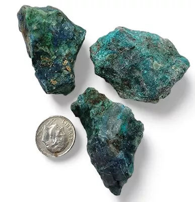 Quantum Quattro Crystal Natural Lapidary Rough Stones 62.3 Grams. 3 Piece Lot • $6.99