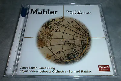 Mahler - Das Lied Von Der Erde - Janet Baker Rco  Haitink  Philips Amsi Cd • £9.99