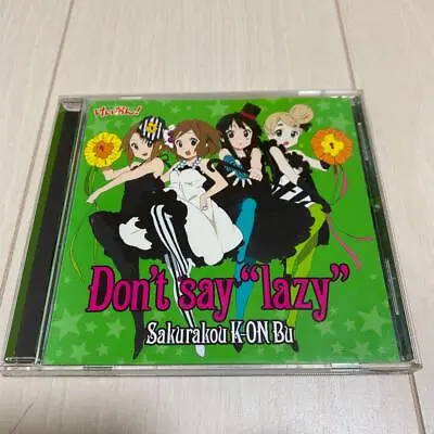 CD K-On! Sakurakou K-ON Bu Don't Say Lazy Limited Edition • $15.70