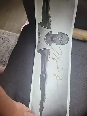 MICHAEL JORDAN Canvas Autographed Chicago Bulls  Wings Photograph  • $10000