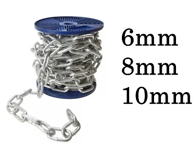 £22.95 • Buy Hot Dipped Galvanised Steel Chain Heavy Duty Outdoor Durable Security Links