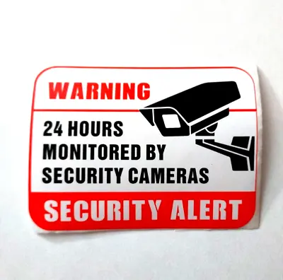17 Security Camera CCTV Surveillance Stickers  2  Video Warning Decal Notices • $9.99