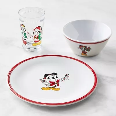 Disney Mickey And Minnie Mouse Holiday Dining Set For Children - New • $27.99