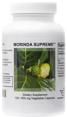 Supreme Nutrition Morinda Supreme 130 Whole Noni Fruit Vegetarian Capsules • $35.99