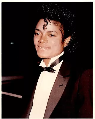 BR17 Rare Vintage Color Photo MICHAEL JACKSON King Og Pop Handsome Musician • $20