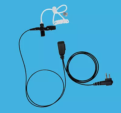 2-Pin Medical Hospital 2-Way Radio Earpiece PTT For Motorola CP200D CP250 CP140 • $15.90