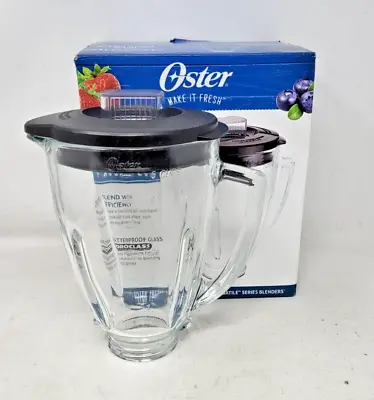 $28.16 • Buy Oster 6 Cup Glass Blender Jar And Lid Replacement For Models BLSTAJ