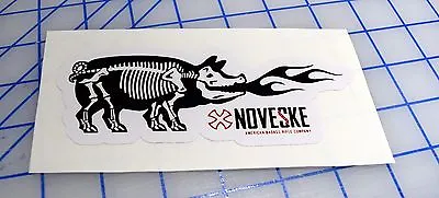 NOVESKE BATTLE HOG Decal Rifle Gun Shooting Tactical 5.56 AR-15 FLAMING PIG • $3