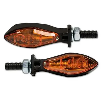 Universal Motorcycle Halogen-Blinker Micro Space Yellow Glass E-Certified • £30.85