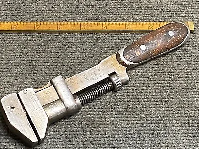 Vintage H D Smith Perfect Handle 9” Adjustable Wrench Pat 1901 Rich Patina USA • $44