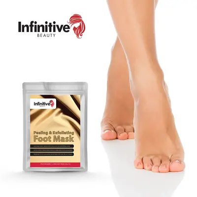 EXFOLIATING FOOT MASK Peel Off Remove Hard Dead Skin Callus Sock Baby Soft Feet • £4.71