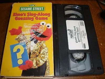 Sesame Street - Elmos Sing-Along Guessing Game (VHS 1996) • $11.69