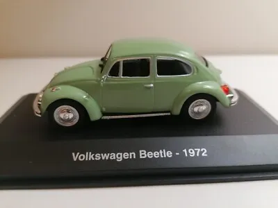 1/43 Car Volkswagen Beetle 1972 1:43 Metal Model Car Hatchette Atlas Vw • $8.63