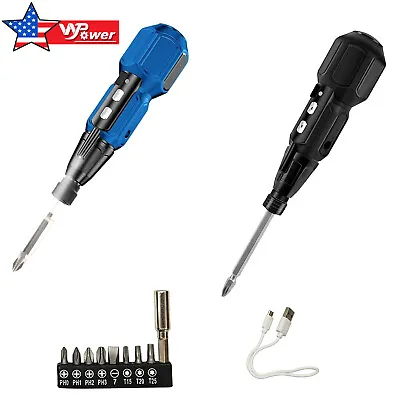 Power Tool Rechargeable Mini Cordless Electric Screwdriver Drill Kit With Bit • $25.99