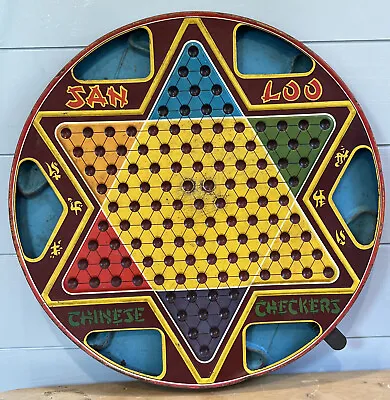 $12.75 • Buy Vintage Chinese Checker Game Board 1953 San-Loo - No Marbles