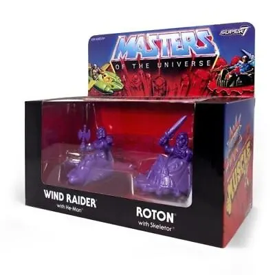 Masters Of The Universe M.U.S.C.L.E. Wind Raider And Roton - Purple • $13.49