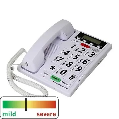 Future Call FC-1204 Amplified Voice Dialer Phone - White (NEW IN BOX) • $139.99