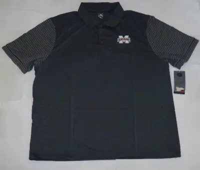 NEW NCAA Mississippi St Bulldogs Golf Polo Shirt Men 2XL XXL NWT • $26.88