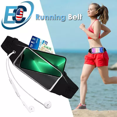 Waterproof Sport Runner Waist Bum Bag Running Jogging Belt Pouch Zip Fanny Pack • $8.99