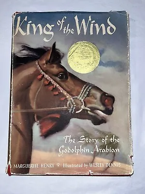 King Of The Wind - Marguerite Henry 1st Edition / Print  E  Hardcover 1950 Ed • $24.99