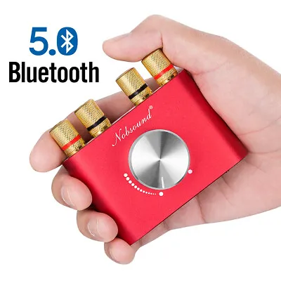 Nobsound Mini Bluetooth 5.0 Digital Amplifier HiFi USB Stereo Power Amp 50W+50W • $32.99