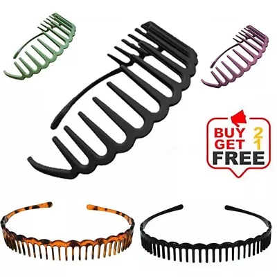 Toothed Headband Hair Band Alice Band Sports Sharks Zigzag Hair Accessory 8style • £3.86