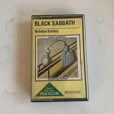 Black Sabbath Technical Ecstasy Vintage Cassette Tape 1976 Priceless Recording • $12