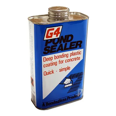 Genuine Bondaglass G4 Pond Concrete Sealant 1kg Black Paint On Pond Sealer • £38.99