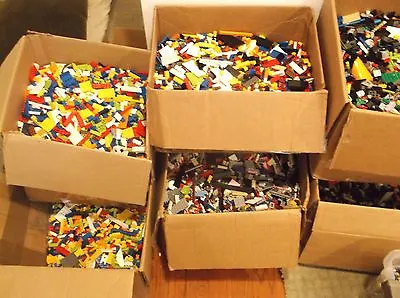 Clean 100% Genuine LEGO 5 LB Lots Pounds Bulk Lot Cleaned Sanitized • $34.95