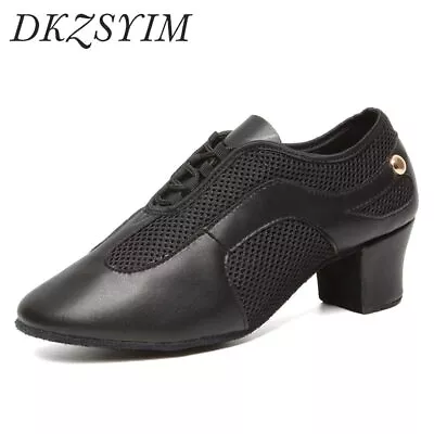 Men Latin Dance Shoes Ballroom Modern Tango Dance Shoes Women Dance Sneaker • $42.25