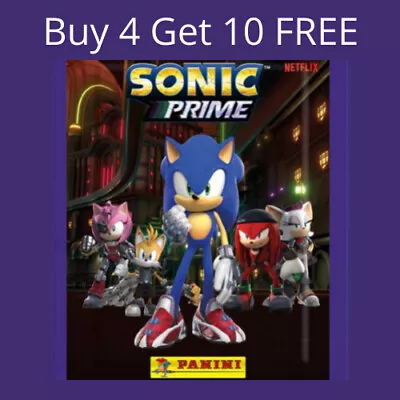 Sonic Prime Sticker Collection PANINI - NETFLIX 2024 - All Stickers • £1.45