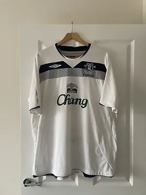 Everton 2008-09 White Umbro Away Football Shirt #17 Cahill Size XXL • £29.95