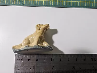 Vintage Wade Whimsies Porcelain Ceramic Ornament Figurine Golden Retriever Puppy • $0.99