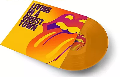 Rolling Stones Living In A Ghost Town 10  EP Single Orange Color Vinyl SEALED • $10