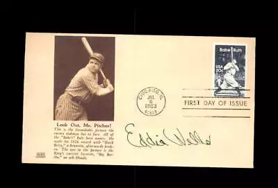 Eddie Wells Signed 1983 FDC Babe Ruth Cache New York Yankees Autograph • $14