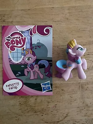 My Little Pony G4 Sweetie Swirl Blindbag Figure With Card • $12