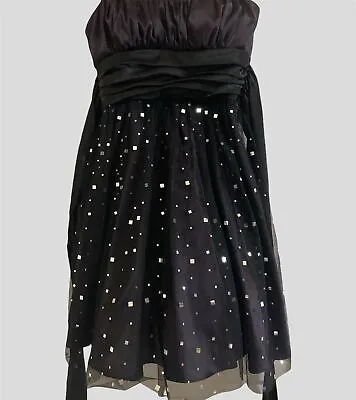 £20.15 • Buy DJ Jaz Prom Teen Girl Purple Black Dress| Size 5
