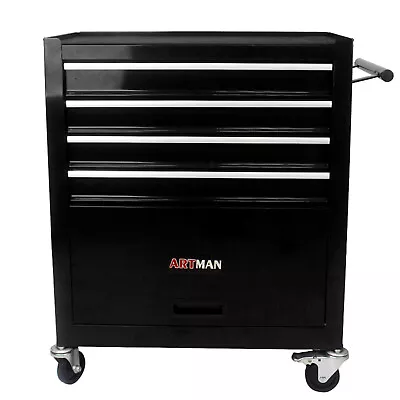 4 Drawers Rolling Tool Box Cart Chest Tool Garage Storage Cabinet With Wheels • $165.99