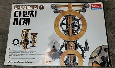 Academy Hobby Model Kit Da Vinci Series Clock Plastic #18177 - Complete • $23