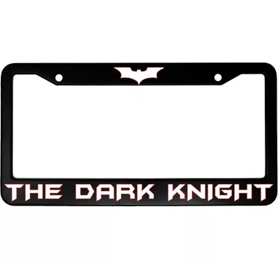 The Dark Knight Batman (w/ Bat Symbol) Aluminum Car License Plate Frame • $14.95