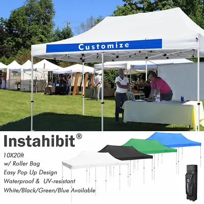 Commercial 10x20 Ft Pop Up Canopy Tent Instant Trade Vendor Fair W/ Roller Bag • $356.90